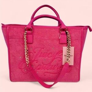 Juicy Beach Couture Tote - Pink Flash